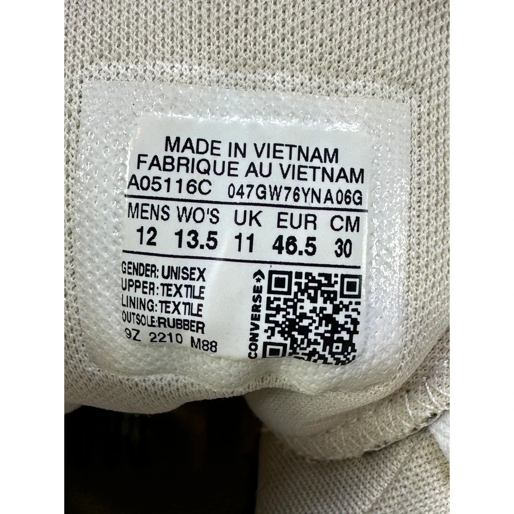 Converse Chuck Taylor All Star Construct High Top Iron Grey A05116C Mens 12